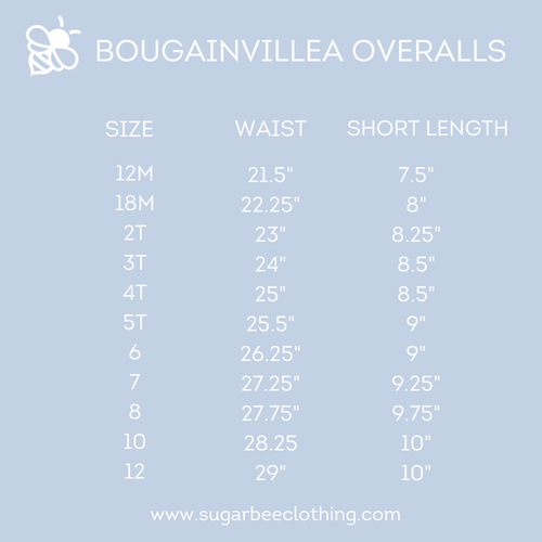 Bougainvillea Heart Overall Set - Sugar Bee Clothing
