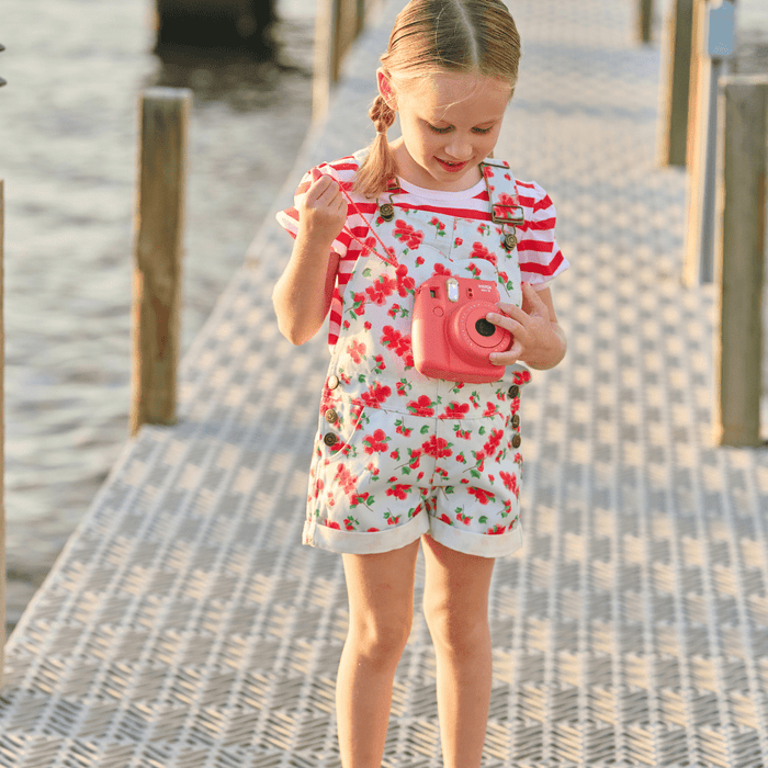 Bougainvillea Heart Overall Set - Sugar Bee Clothing