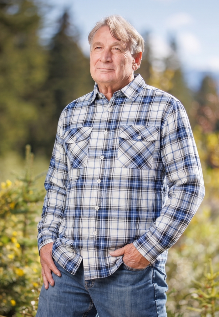 312 Men's White Sky Flannel Shirt