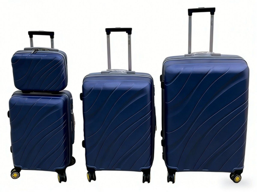 4-Piece ABS Luggage Set Hard Shell Travel Suitcase