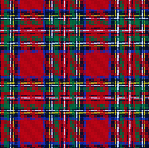 Royal Stewart Tartan Swatch of Fabric