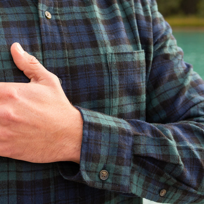 812 Black Watch Men's Flannel Shirt