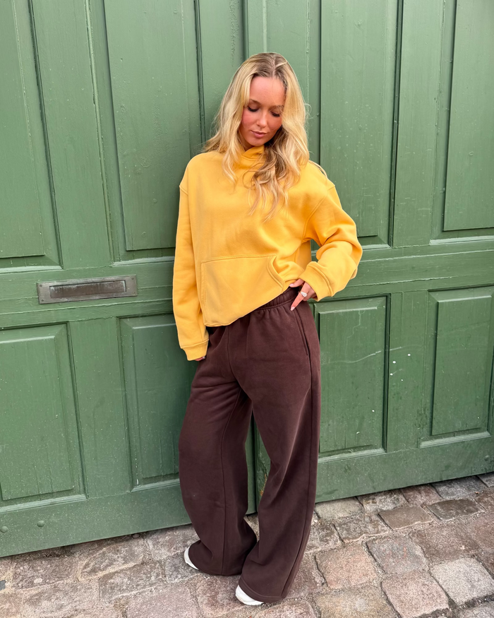 BAGGY SWEATPANTS - BROWN