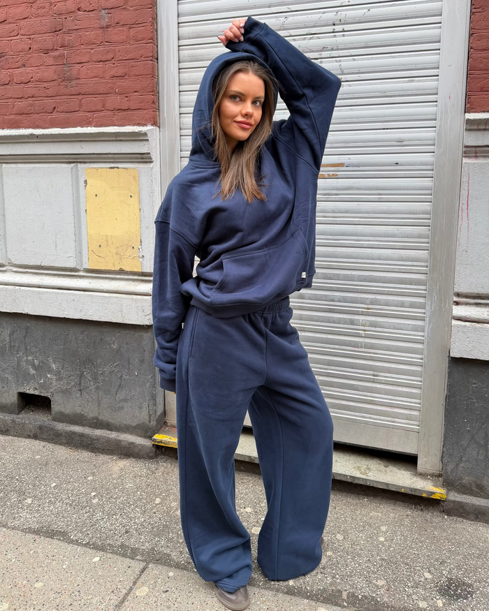 BAGGY SWEATPANTS - NAVY