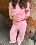 BAGGY SWEATPANTS - LIGHT PINK