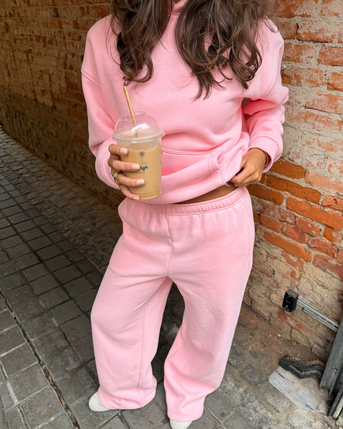 BAGGY SWEATPANTS - LIGHT PINK