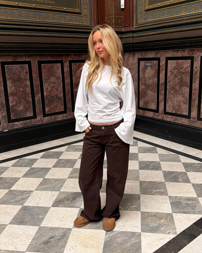 ESTHER JEANS - BROWN