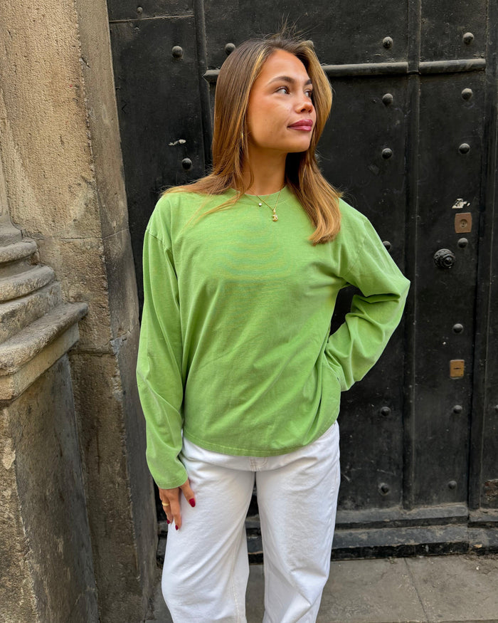 MYNTE WASHED TEE - GREEN