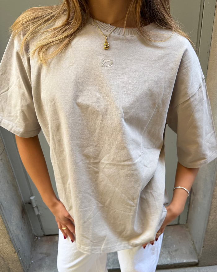 ACE BOXFIT TEE - TAUPE