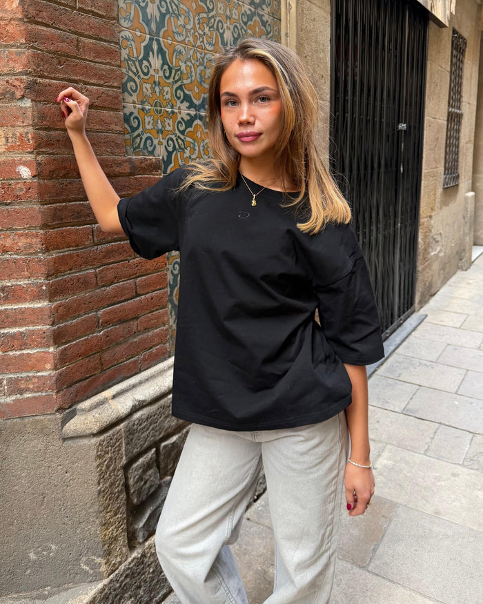 ACE BOXFIT TEE - BLACK