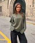 MYNTE WASHED TEE - ARMY