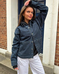 SIA DENIM JACKET - DARK STRIPE