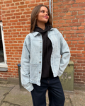 SIA DENIM JACKET - LIGHT STRIPE