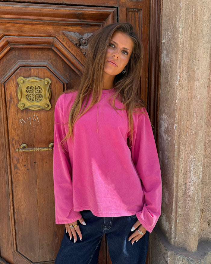 MYNTE WASHED TEE - PINK
