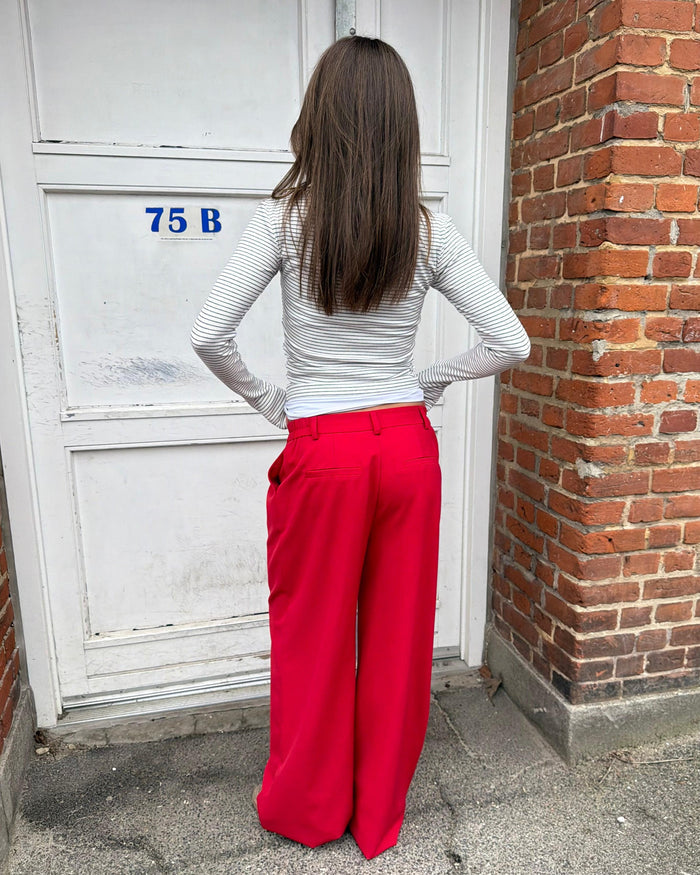AIA BAGGY SUIT PANT - RED