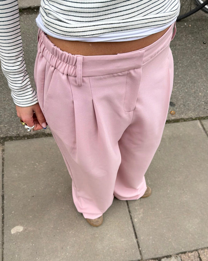 AIA BAGGY SUIT PANT - LIGHT PINK