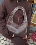 TALIA BAG - DARK BROWN
