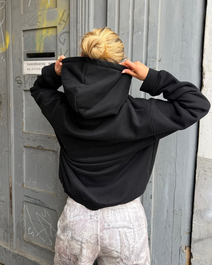 OVERSIZED HOODIE - BLACK