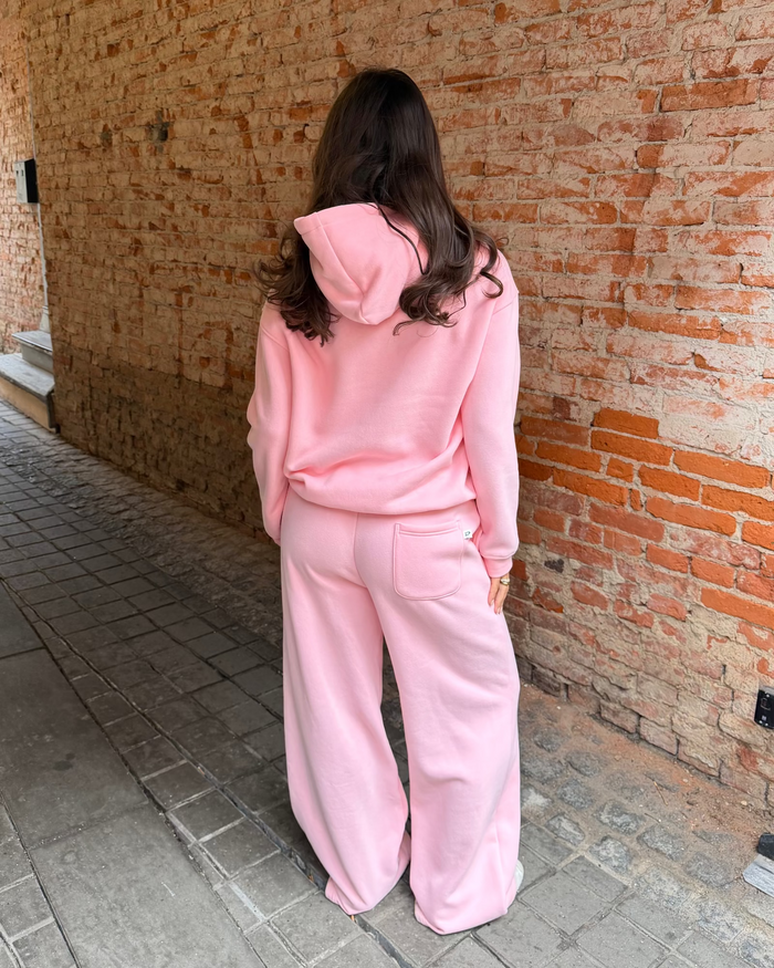 OVERSIZED HOODIE - LIGHT PINK