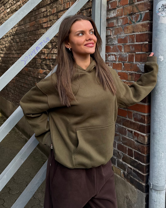 OVERSIZED HOODIE - ARMY