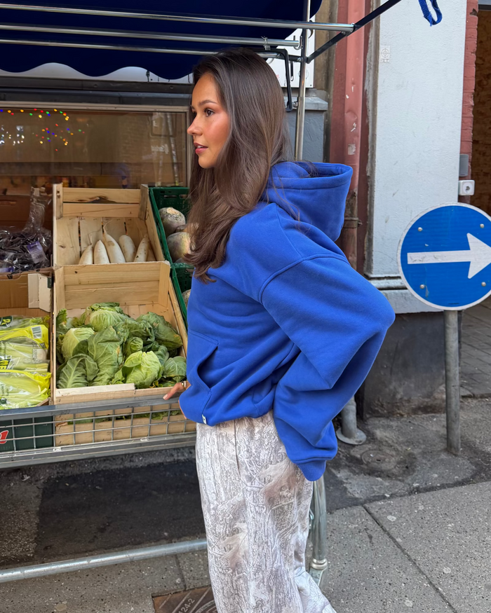 OVERSIZED HOODIE - ROYAL BLUE