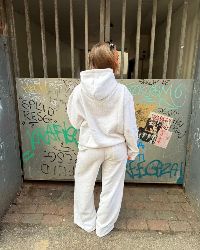 OVERSIZED HOODIE - LIGHT GREY