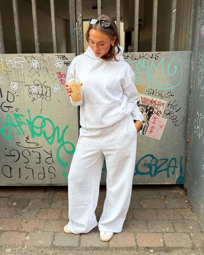 OVERSIZED HOODIE - LIGHT GREY