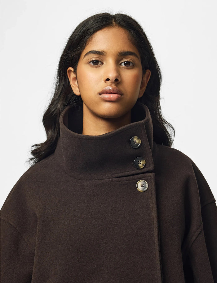 AGNES JAKKE - BROWN - Dinvintageshop