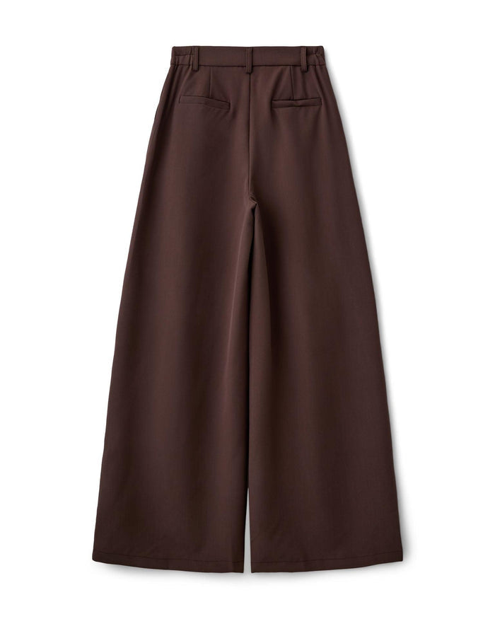 AIA BAGGY SUIT PANT - BROWN