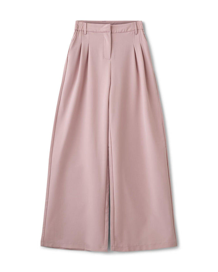 AIA BAGGY SUIT PANT - LIGHT PINK