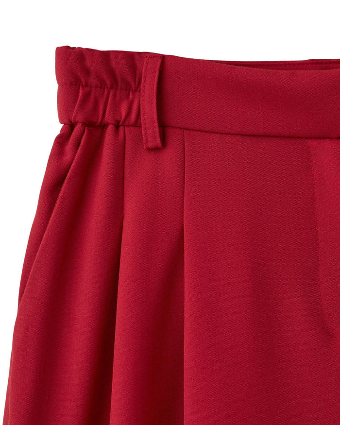 AIA BAGGY SUIT PANT - RED