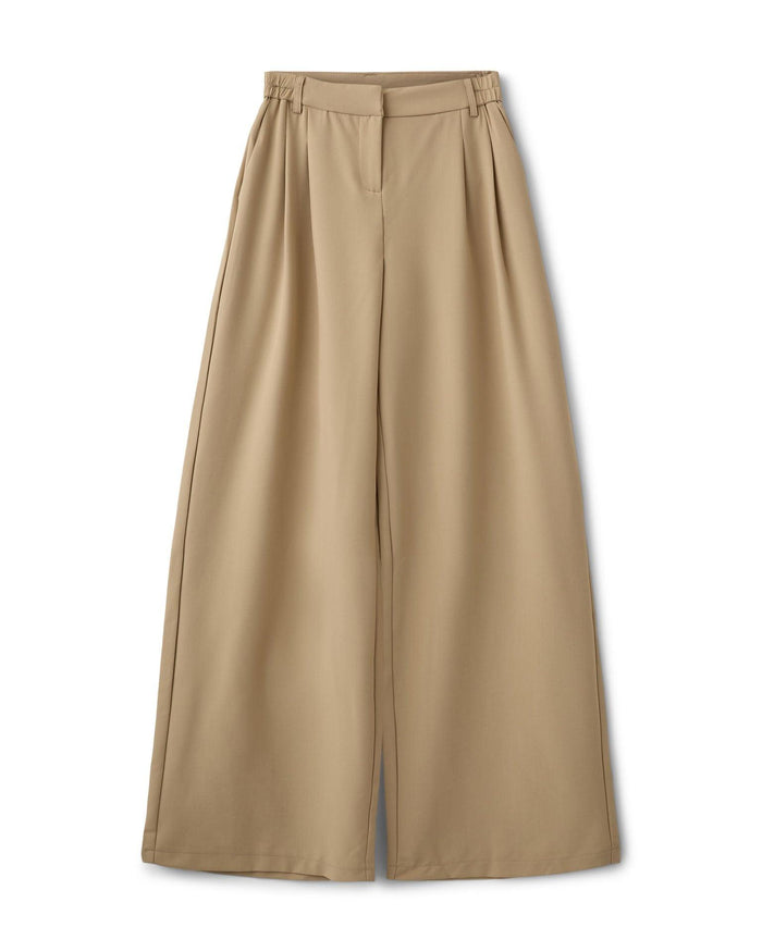 AIA BAGGY SUIT PANT - SAND