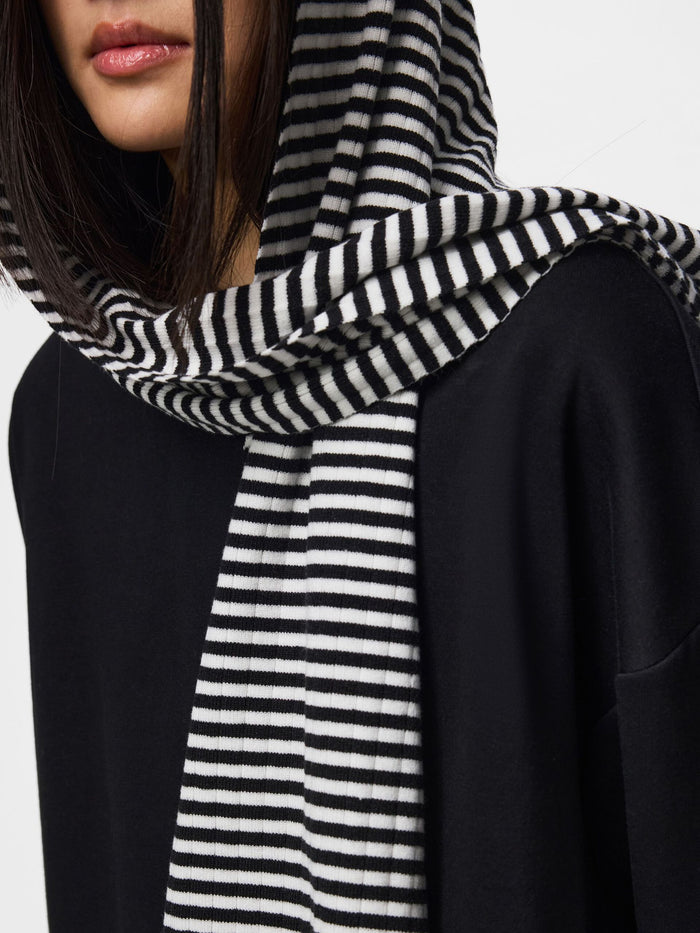 ALBERTE TØRKLÆDE - BLACK/WHITE - Dinvintageshop