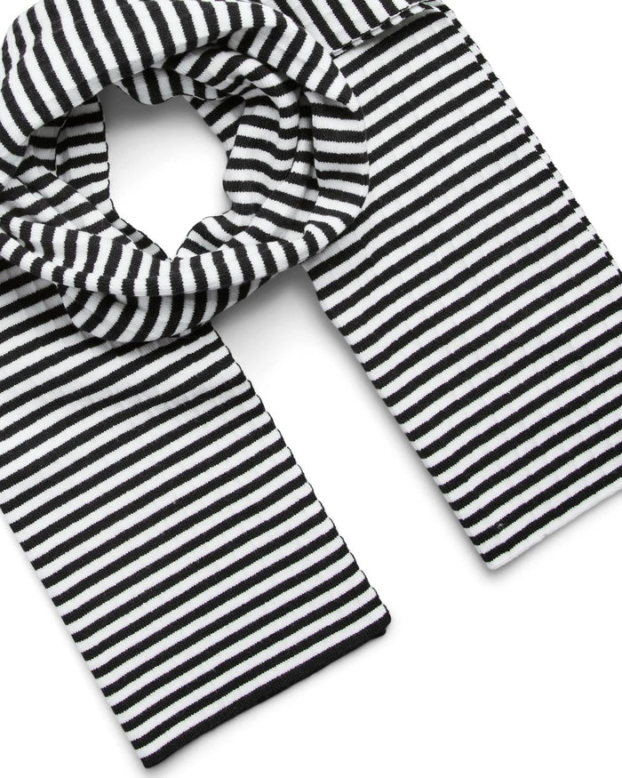 ALBERTE TØRKLÆDE - BLACK/WHITE