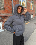 ALMA DOWN JACKET i dark grey – billede 1