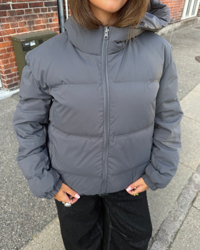 ALMA DOWN JACKET i dark grey – billede 2