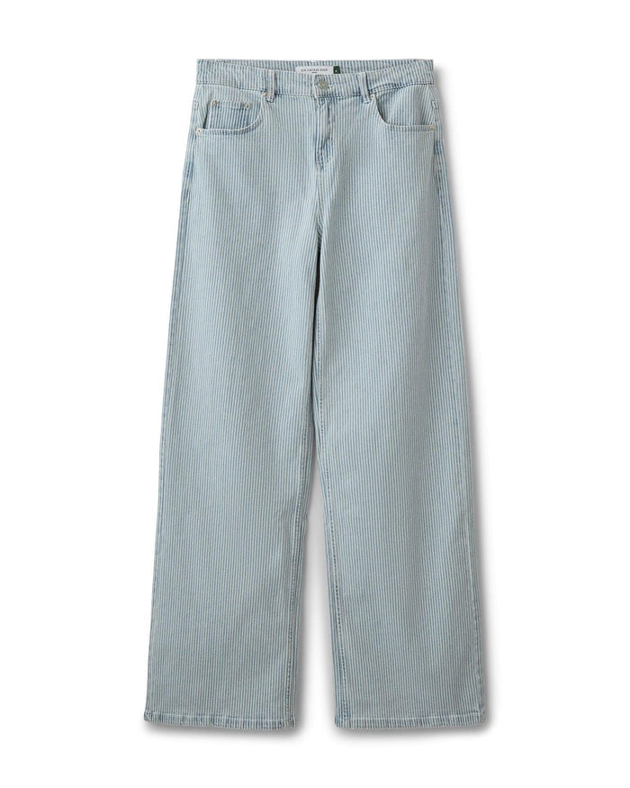 ALMA JEANS - LIGHT STRIPE (MIDWAIST)