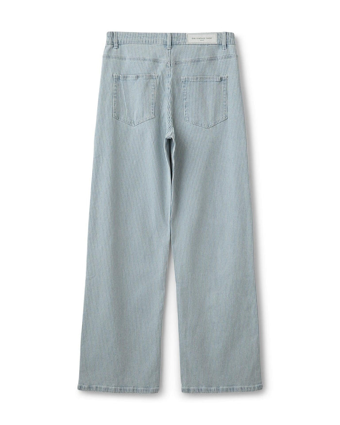ALMA JEANS - LIGHT STRIPE (MIDWAIST)