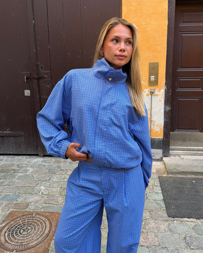 AMALIE JACKET - BLUE CHECK