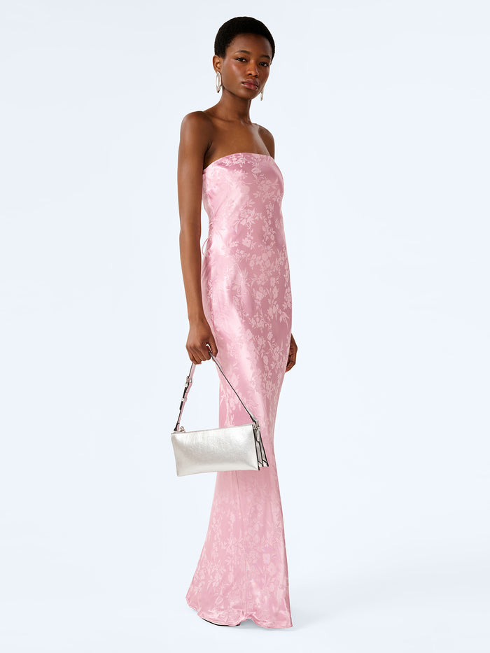 Amdra Jacquard Dress in Bleached Mauve