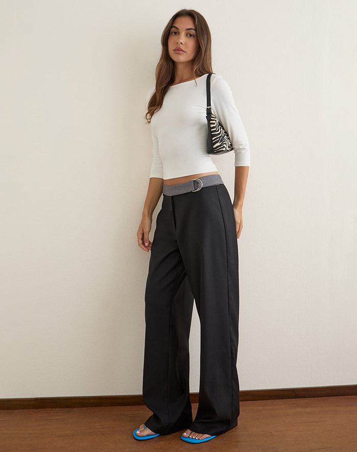 Image of Anansi Trouser in Tailoring Black