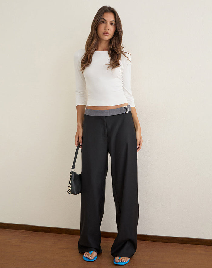 Image of Anansi Trouser in Tailoring Black