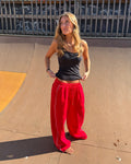 ANNA SWEATPANTS - RED