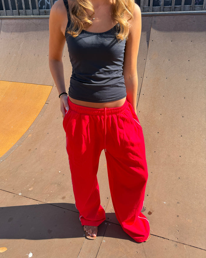 ANNA SWEATPANTS - RED