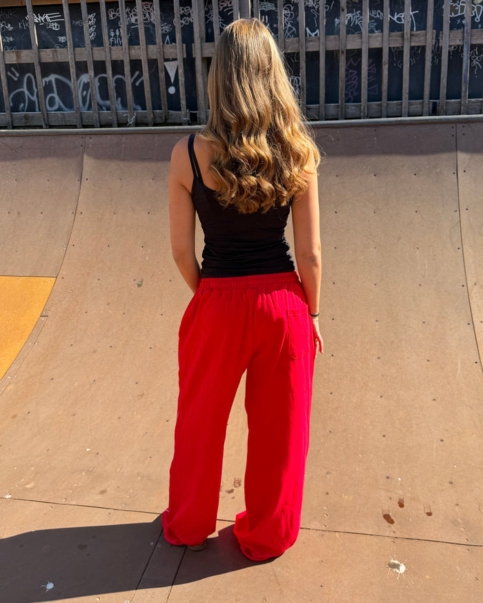 ANNA SWEATPANTS - RED