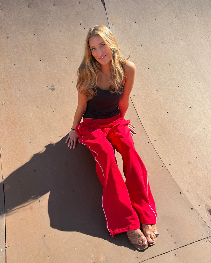 ANNA SWEATPANTS - RED