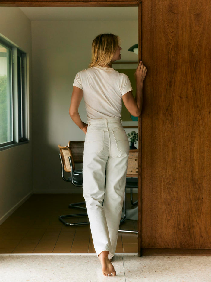 Dark Olive Green augusta washed white canvas