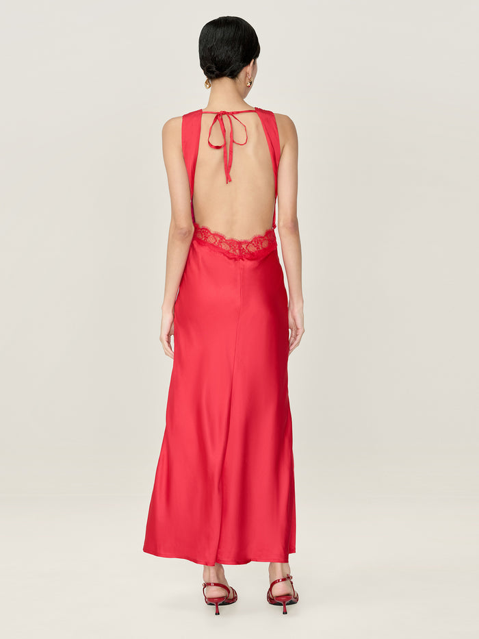 Aurelia Dress in Barbados Cherry