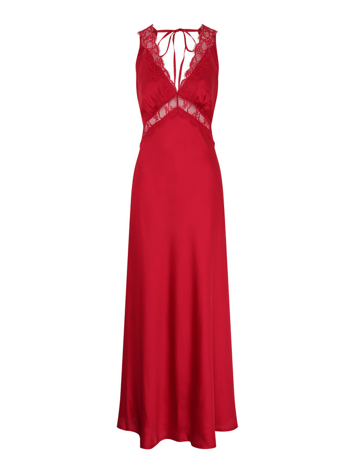 Aurelia Dress in Barbados Cherry