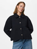 AYA JAKKE - SORT - Dinvintageshop